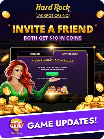Jackpot casino invite friend feature