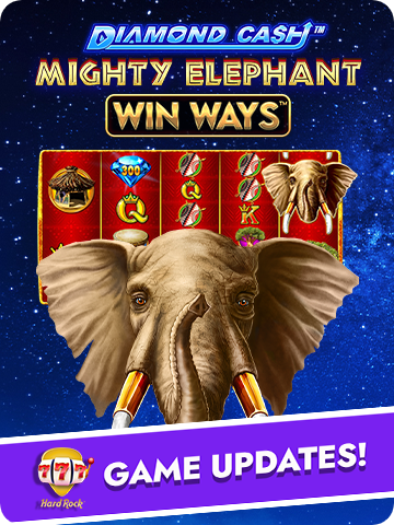Diamond cash mighty elephant game updates for hard rock games