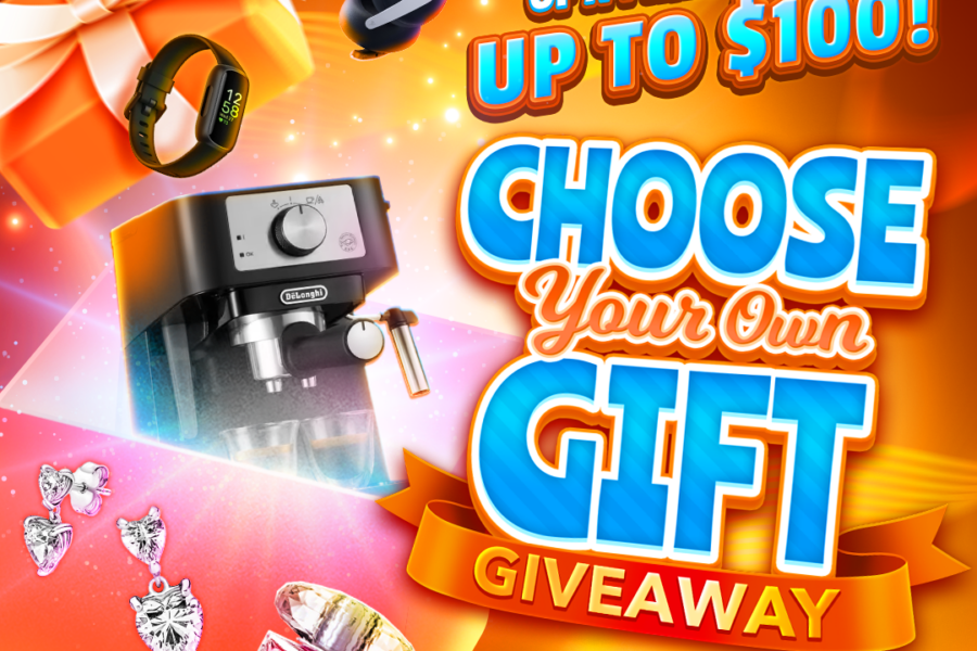 Hard rock choose your own gift giveaway promotion with $100 prizes